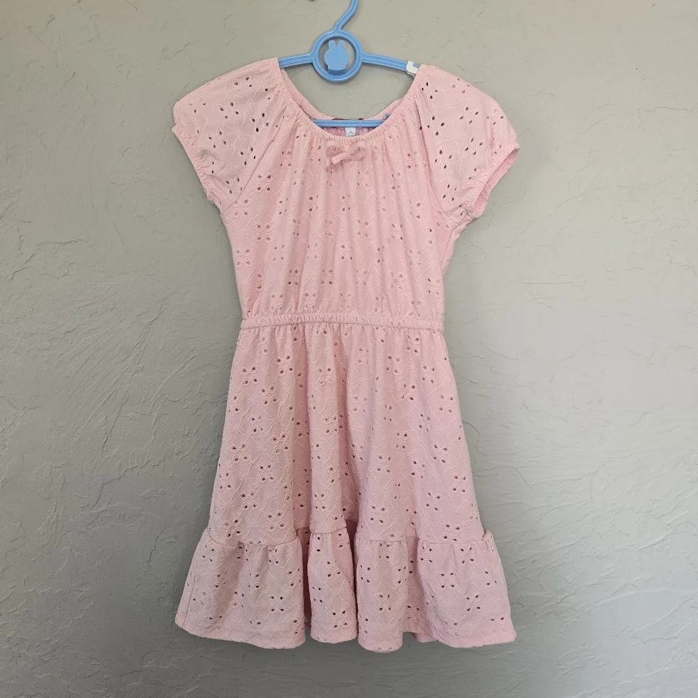 Liberty Valor Medium 5/6 Girls Pink Adorable Summer Dress